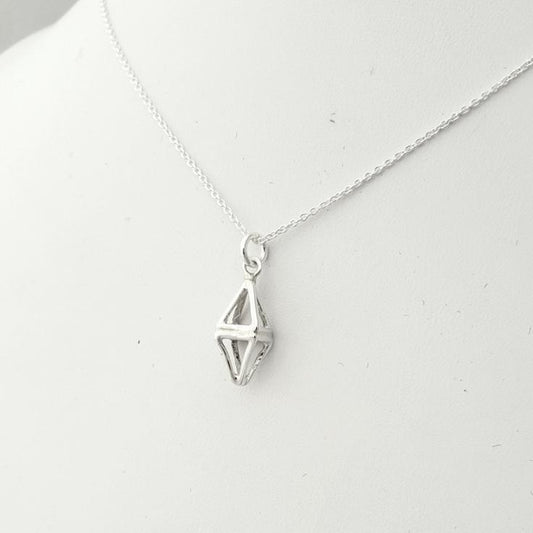 Octahedron Cage Pendant