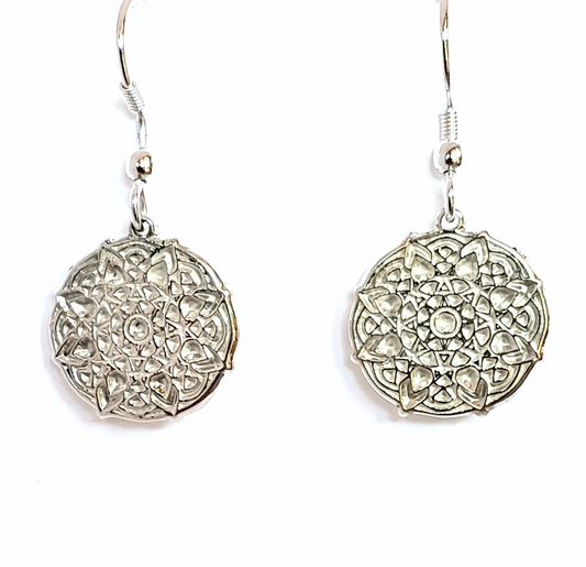 Creation Mandala earrings
