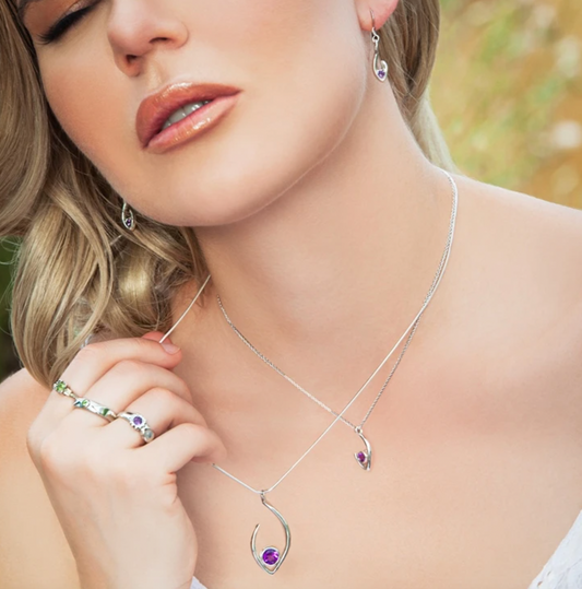 Flame Dangle Earrings (Various Colors/Sizes)